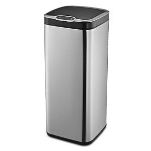 Κάδος ανοξείδωτος τετράγωνος 30L με σένσορα